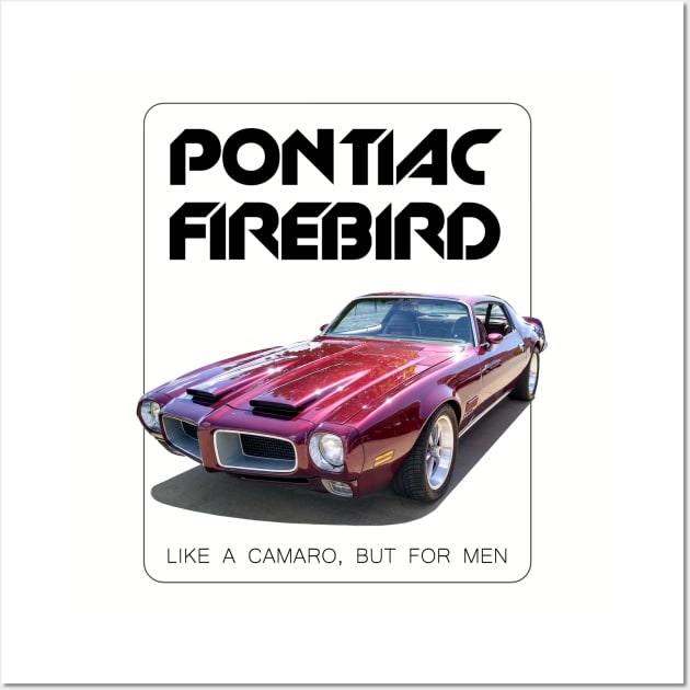 Pontiac Firebird. Like a Camaro except for men. Wall Art by MotorPix